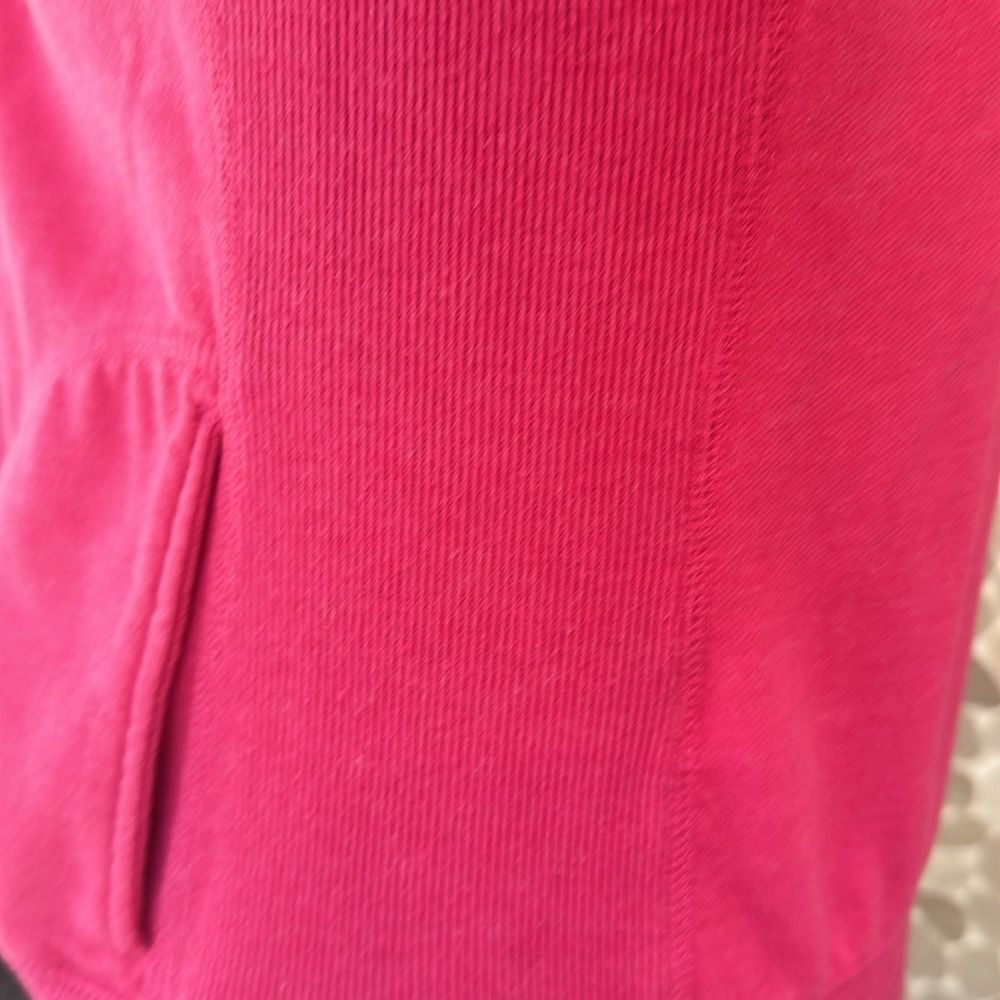 Pink zip up hoodie – size large - Picture 6 of 8